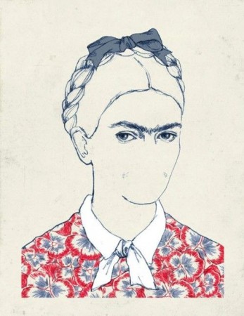 Frida por la artista proveniente de Valencia, España: María Hergueta.