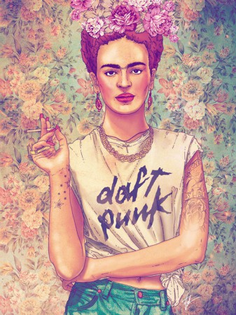 Y claro, el famosísimo y talentoso ilustrador chileno quien convirtió a Frida en una hipster: Fab Ciraolo.