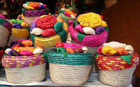 Tortilleros de palma tejidos a mano